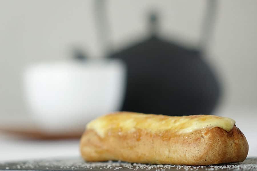 Recette des éclairs pomme/crème brulée