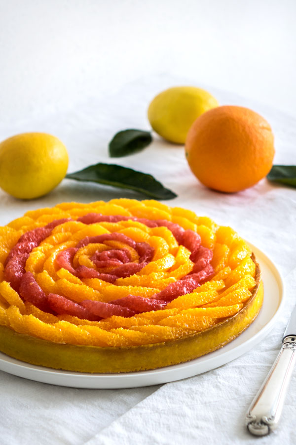 La recette de la tarte aux agrumes