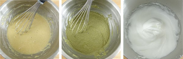 Pas à pas de l'opéra thé matcha