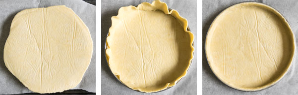 Recette de la tarte à la rhubarbe meringuée