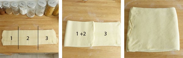 Pas à pas de la recette des brioches feuiletées
