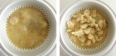 Pas à pas de la recette des muffins figues et noix