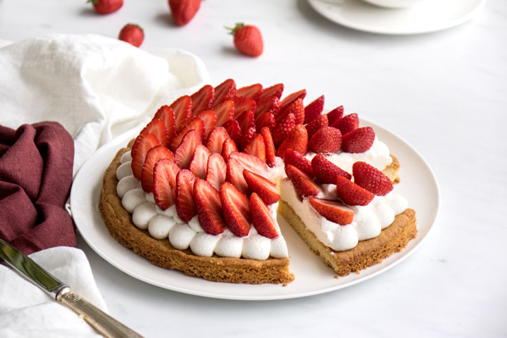 La recette de la tarte aux fraises facile et rapide