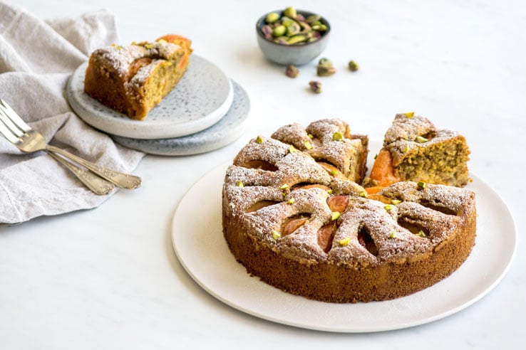 La recette du moelleux pistaches et abricots