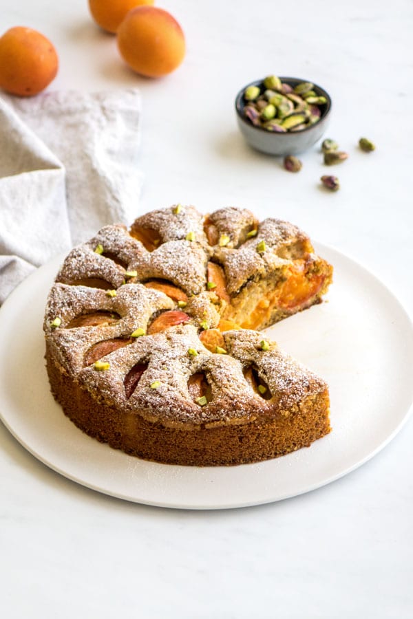 La recette du moelleux pistaches et abricots