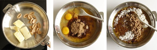 La recette de la glace dulcey aux éclats de brownie