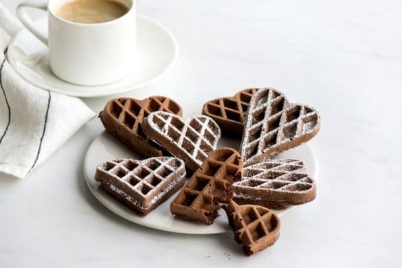 La recette des gaufres au chocolat