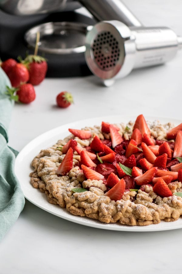 La recette de la tarte aux fraises rustique