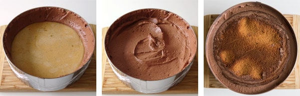 La recette de l'entremets chocolat caramel