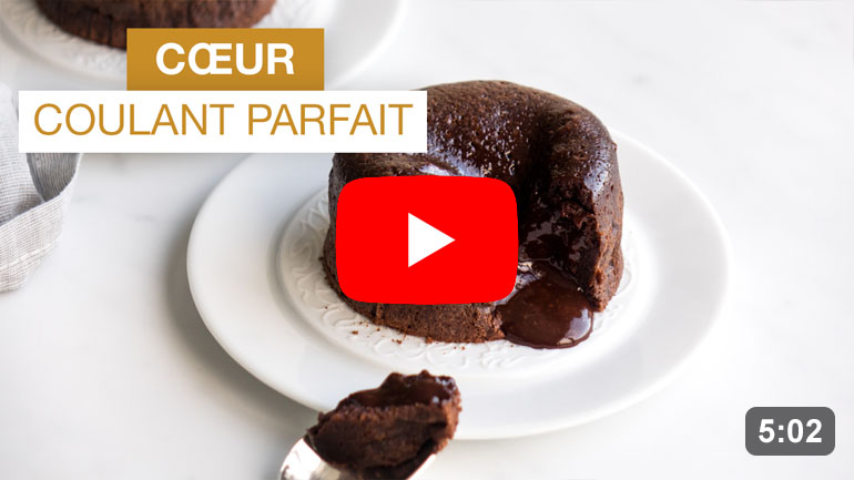 La recette du fondant au chocolat au cœur coulant