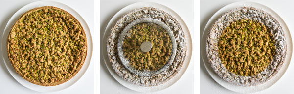 La recette de la tarte pistache et fleur d'oranger