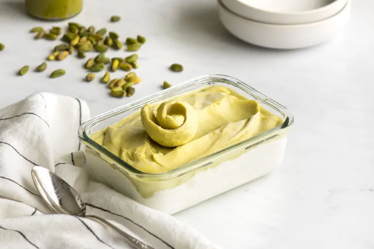 glace pistache La recette de la glace pistache maison