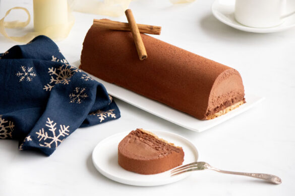 La recette de la b&ucirc;che chocolat cannelle