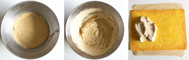 La recette de la bûche roulée Dulcey passion