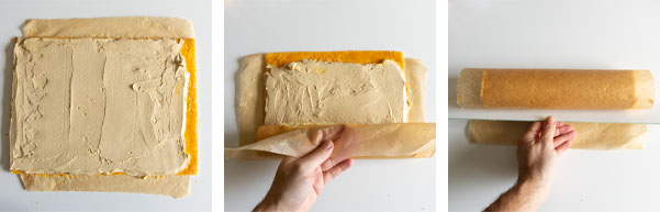 La recette de la bûche roulée Dulcey passion