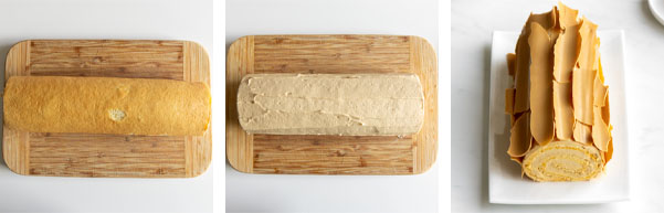 La recette de la bûche roulée Dulcey passion