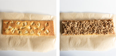 La recette de la bûche vanille poires