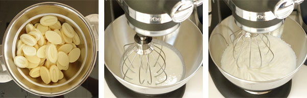 La recette de la bûche vanille poires