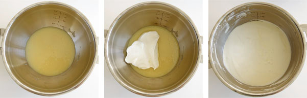 La recette de la bûche vanille poires