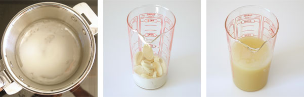 La recette de la bûche vanille poires