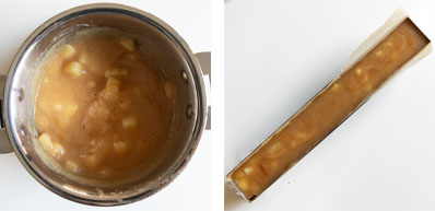 La recette de la bûche vanille poires