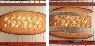 La recette de la bûche vanille poires