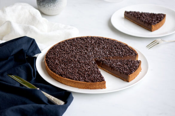 La recette de la tarte gianduja de Cyril Lignac