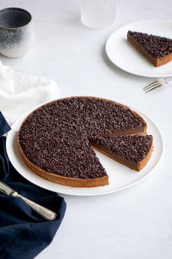 La recette de la tarte gianduja de Cyril Lignac