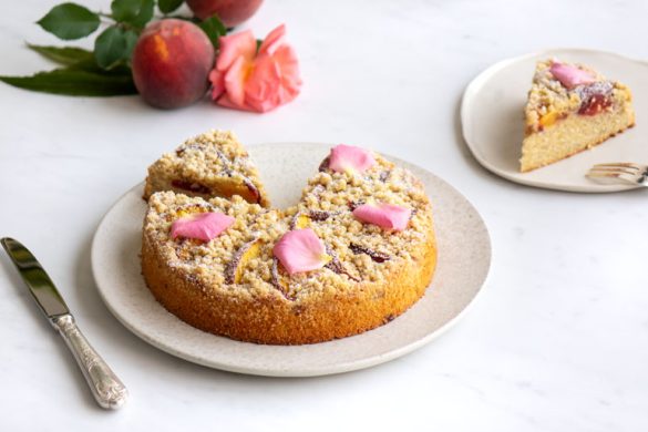 La recette du moelleux aux p&ecirc;ches