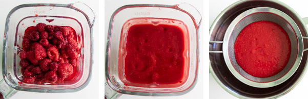 La recette du sorbet à la framboise