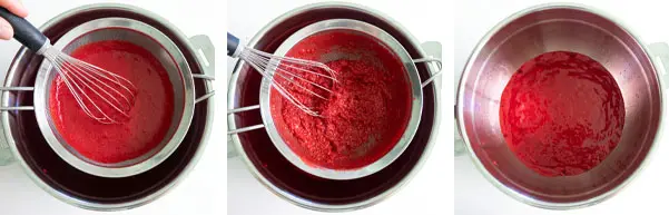 La recette du sorbet à la framboise