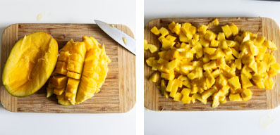 La recette de la charlotte vanille mangue