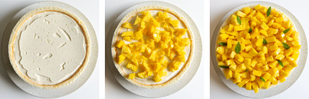 La recette de la charlotte vanille mangue