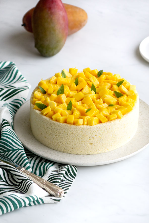 La recette de la charlotte vanille mangue