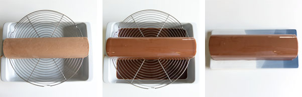 La recette de la bûche chocolat au lait et fruit de la passion