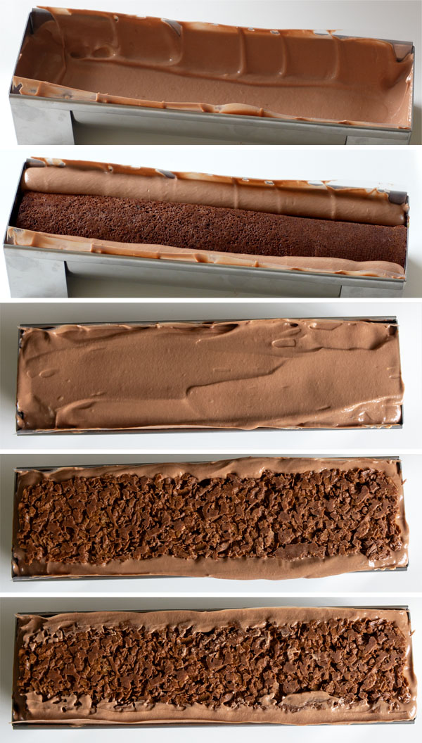 La recette de la bûche chocolat au lait et fruit de la passion