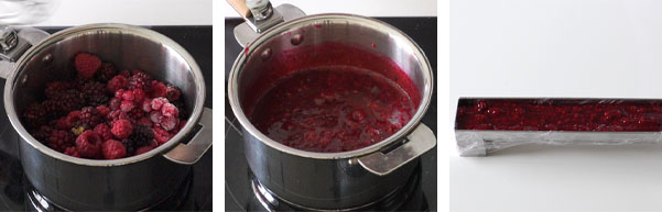 La recette de la bûche champagne et fruits rouges