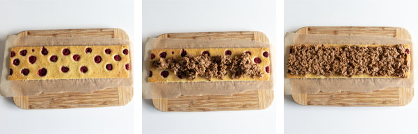 La recette de la bûche champagne et fruits rouges