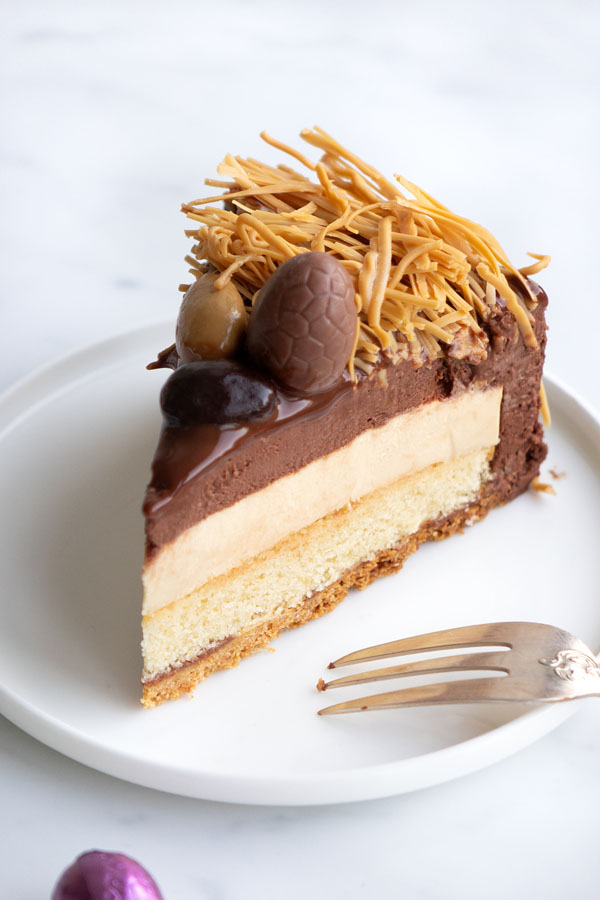 La recette de l'entremets de Pâques au chocolat