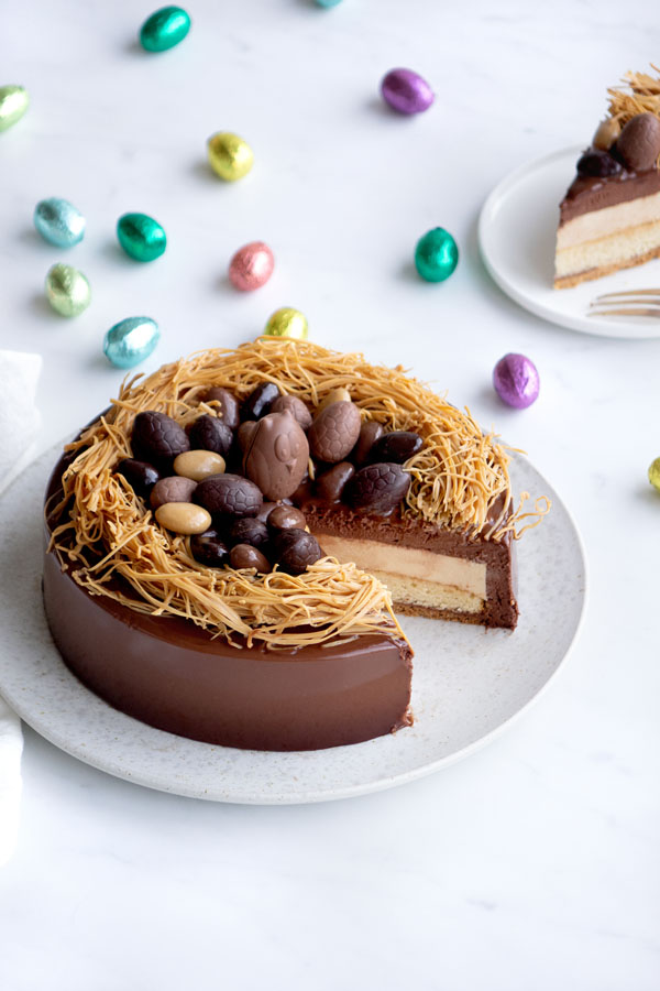 La recette de l'entremets chocolat et Dulcey