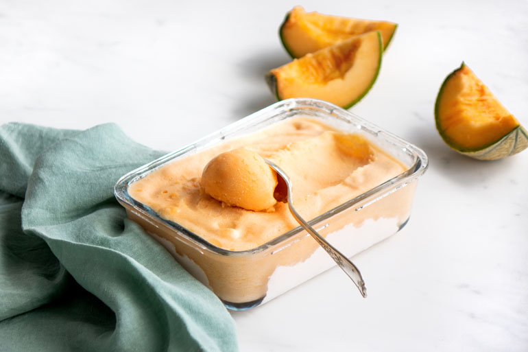 La recette du sorbet melon